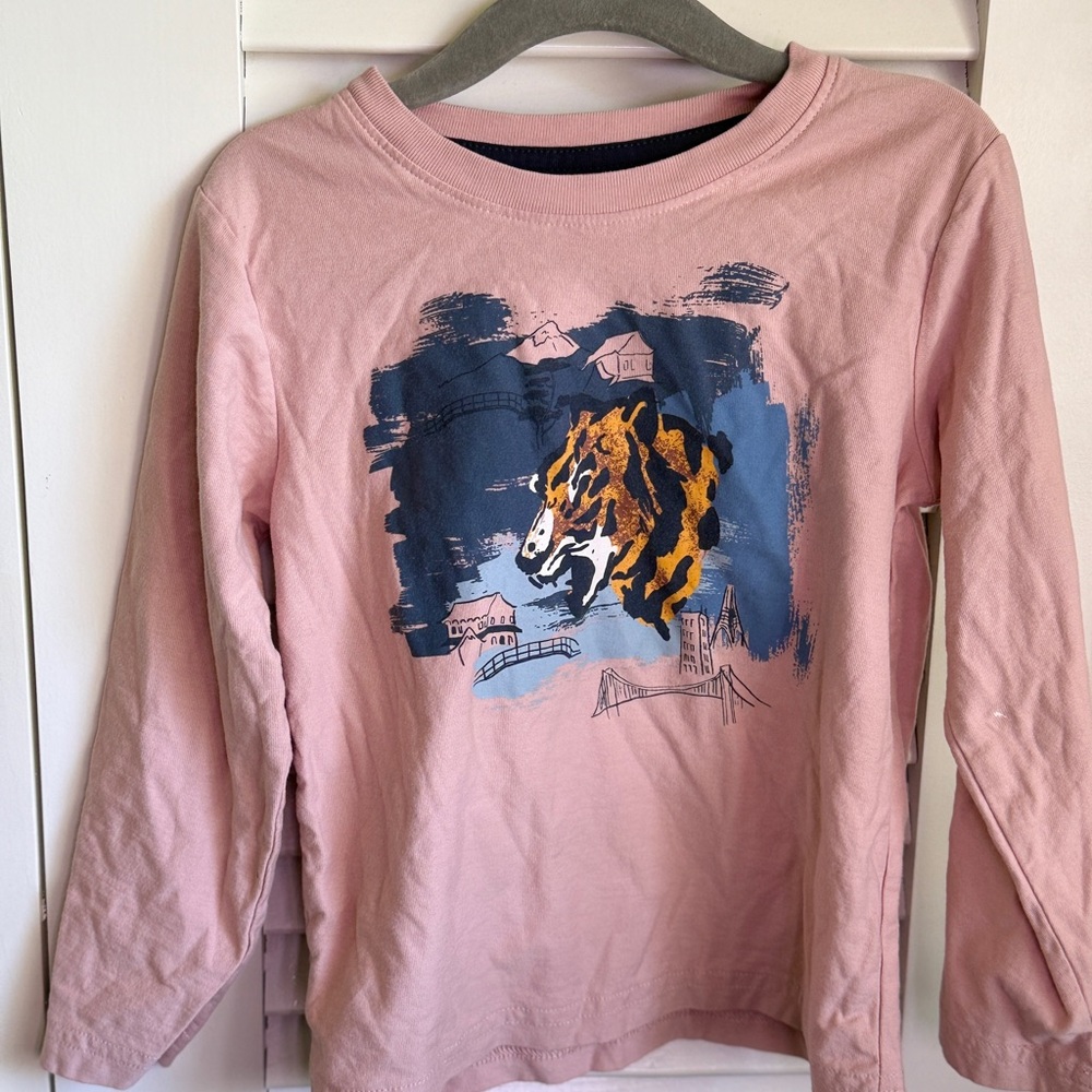 Tea Collection Tiger and Town Tea in Cameo Pink size 4